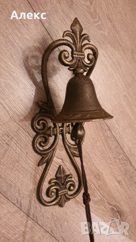 Чугунена камбана с прекрасен звън!, снимка 3 - Градински мебели, декорация  - 36323390