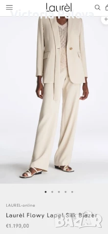 LUXURY лятно копринено яке/риза LAURÈL ( ESKADA), снимка 16 - Ризи - 51205837