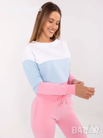 Ежедневен дамски комплект анцуг от памук Sandra, 5цвята , снимка 6 - Комплекти - 51699108