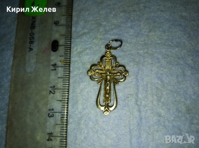 СТАРО СРЕБЪРНО РАЗПЯТИЕ КРЪСТЧЕ КРЪСТ СРЕБРО РЪЧНА АЖУРНА МАЙСТОРСКА ИЗРАБОТКА 40045, снимка 14 - Антикварни и старинни предмети - 42404949