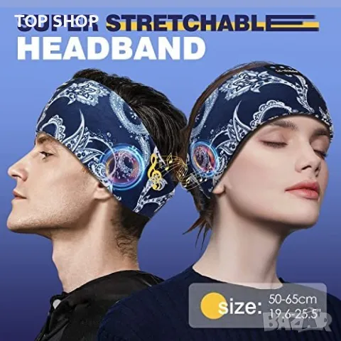 Нови Спортни Слушалки Лента с ултра тънки стерео високоговорители, снимка 2 - Bluetooth слушалки - 49339179