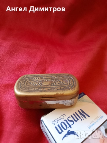 Стара кутия за тютюн емфие , снимка 6 - Антикварни и старинни предмети - 51530998