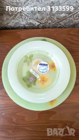 Два стъклени сервиза на Luminarc/Made in France , снимка 2 - Чинии - 49841256