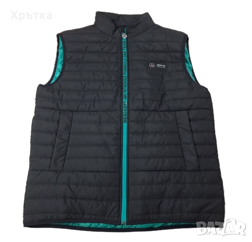 Mercedes AMG F1 Padded Gilet - Оригинален мъжки елек, снимка 7 - Якета - 52940715