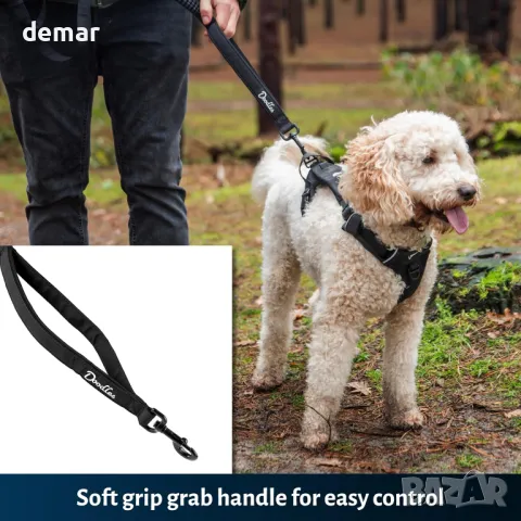 Mikki Doodles Многофункционален повод за кучета, 1,45 метра дължина, 2,5 см ширина на лентата, снимка 9 - За кучета - 49687328