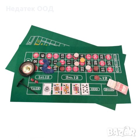 Настолни игри Казино Smart Homes 4 в 1 (Рулетка, блекджек, покер и зарове)