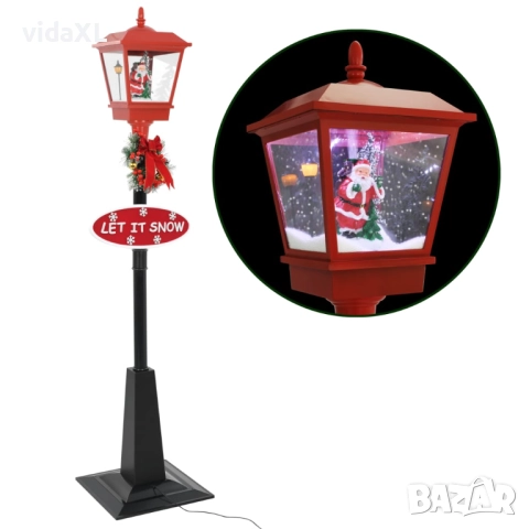vidaXL Празнична улична лампа с Дядо Коледа, 180 см, LED(SKU:284339)
