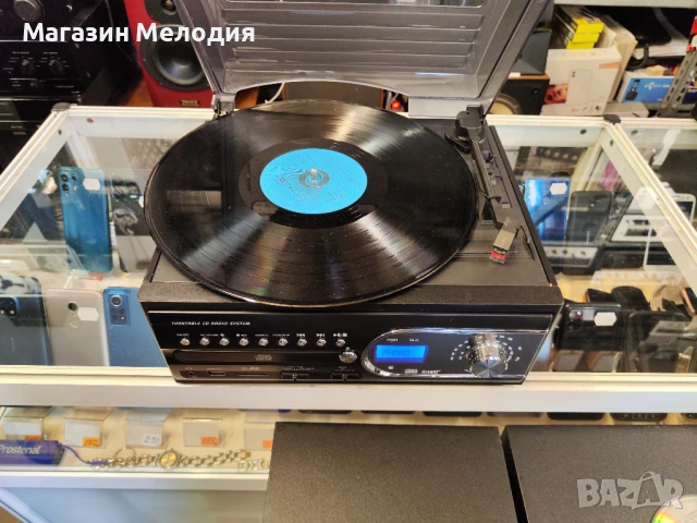 Turntable cd radio system / Грамофон с радио, диск, касета, usb и памет карта Model - TCD-983WEC  В , снимка 8 - Аудиосистеми - 50782582