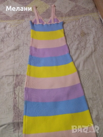 дълга шарена рокля , снимка 2 - Рокли - 52596373