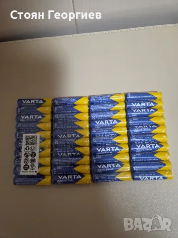 40 броя индустриални алкални батерии VARTA Industrial Pro. ААА 1.5V