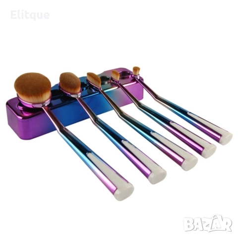 Ретро колекция козметични четки с поставка Maange HZS27, снимка 3 - Други - 52830539