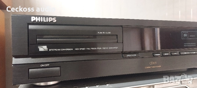 Сд плеър PHILLIPS CD-615, снимка 3 - Ресийвъри, усилватели, смесителни пултове - 51533858