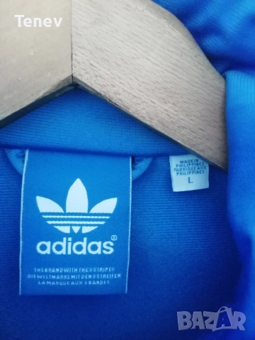 Adidas Originals Firebird Blue/Gold оригинално ново мъжко горнище анцуг размер L , снимка 6 - Спортни дрехи, екипи - 51615438