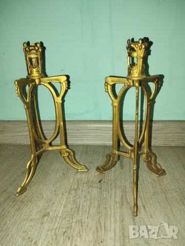 Комплект свещници арт нуво