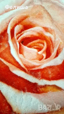 Разкошен Акцентен Килим 80х80 с Удивителна Дизайнерска Роза , снимка 6 - Килими - 50309033