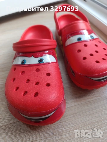 Чехли Crocs Disney McQueen, снимка 4 - Детски сандали и чехли - 53517841