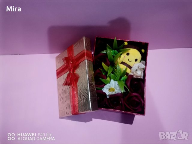 Кутия "Пчеличка" с рози, снимка 6 - Други - 44275421