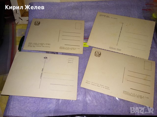 ЛОТ 4 СТАРИ ПОЩЕНСКИ КАРТИЧКИ - РИМ  ВИЛА БОРГЕЗЕ МОСКВА ЧЕРНО-БЕЛИ КОЛЕКЦИОНЕРСКИ 35988, снимка 2 - Филателия - 39432952