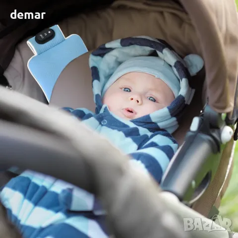 Бебешка залъгалка за сън, balnore Бебешка вибрираща залъгалка 3 режима и интензитети на вибрация, снимка 6 - Други - 48442393