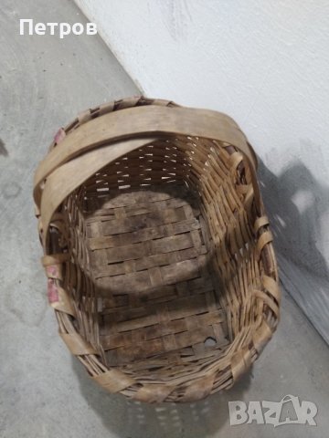 Продавам плетени кошници, плетен панер и плетена стъклена дамаджана от старо време., снимка 16 - Декорация за дома - 41775692