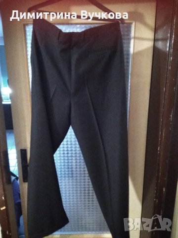Панталон черен 100% вълна и памук  54, снимка 1 - Панталони - 39742473