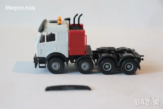 KIBRI H0 1/87 MERCEDES BENZ ТЕЖКОТОВАРЕН ТРАНСПОРТ КАМИОН МОДЕЛ КОЛИЧКА