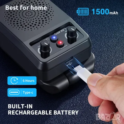 LEKATO Мини усилвател за електрическа китара с 4 ефекта, снимка 4 - Китари - 50191745