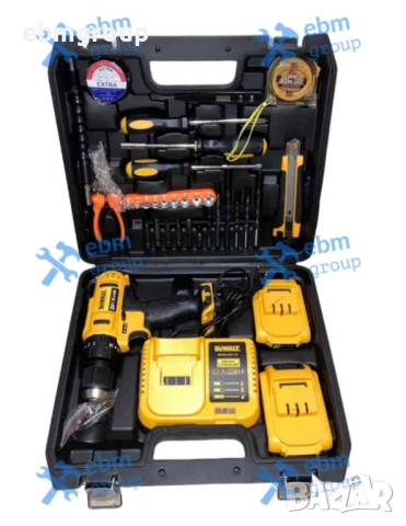 Акумулаторен ударен винтоверт DeWalt 24V 5Ah с 2 батерии Девалт, снимка 1 - Други инструменти - 44594295