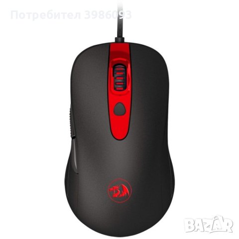 Геймърска мишка Redragon Gerberus M703, черен/червен - M703BK, снимка 1