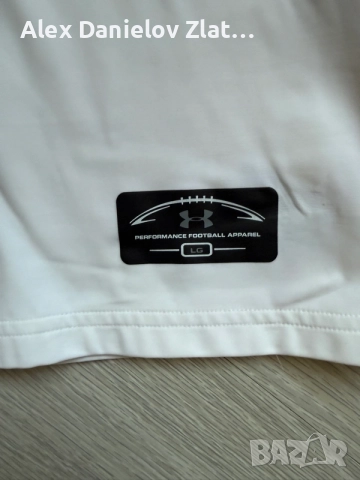 Компресионна фланелка с протектори Under Armour HeatGear - Размер L⁠, снимка 3 - Тениски - 55954076
