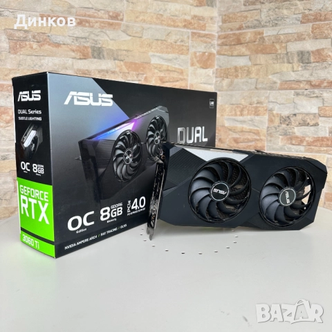 Видеокарта Asus 3060TI, снимка 3 - Видеокарти - 52345836