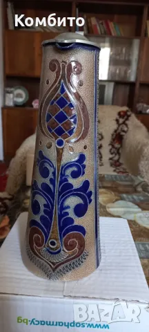 Керамична халба за бира с капак, снимка 4 - Други ценни предмети - 49355142