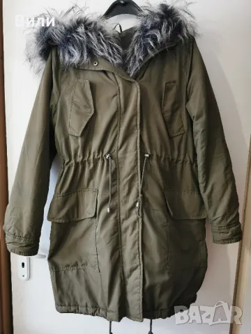 Зелен парка/яке, снимка 2 - Якета - 48342750