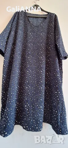 СТРАХОТНА ЕФЕКТНА РОКЛЯ 4XL-5XL, снимка 5 - Рокли - 50132488