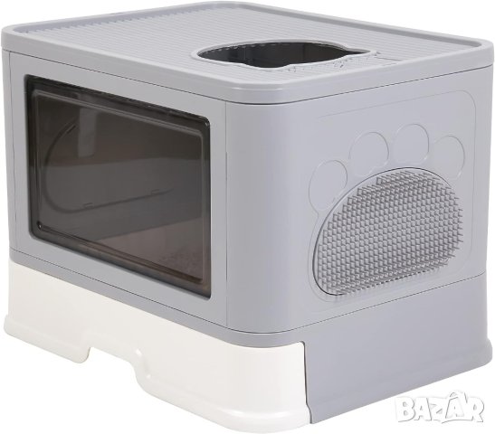 Голяма котешка тоалетна с капак P-ZM129, снимка 9 - За котки - 42084144