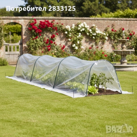Мини оранжерия - сгъваема, практична и идеална за всеки градинар - 1,8 х 6м, снимка 11 - Оранжерии - 53660992