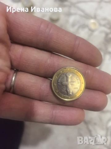 Монета от 1 € Кипър 2008год.