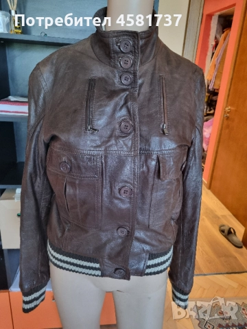 Дамско кожено яке, размер.S/M