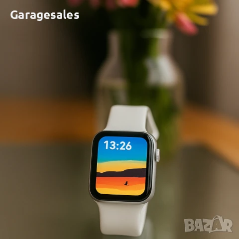 Смарт часовник 1,44-инчов екран с пълно докосване за мъже и жени Bluetooth разговор.