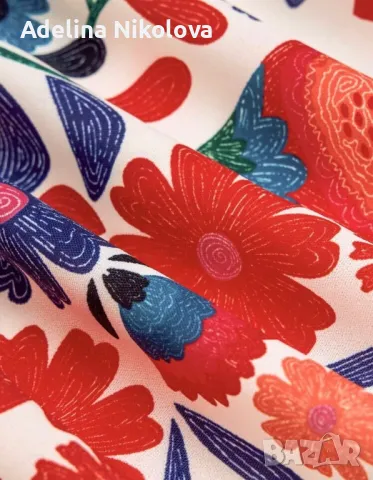 Лятна блуза с отворени рамене, снимка 4 - Корсети, бюстиета, топове - 50258391