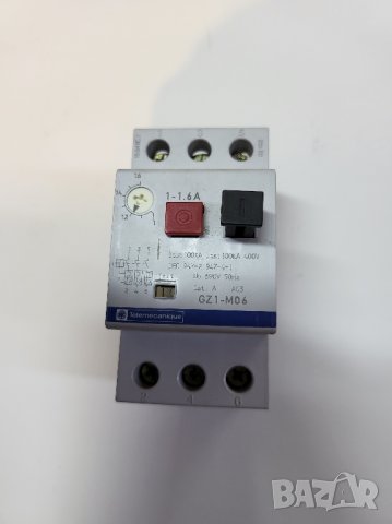 Моторна защита 1-1,6А , GZ1-MO6, пуск/стоп с термозащита за двиг.  GZ1-MO6 пуск/стоп с термозащита з