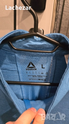 Мъжко горнище Reebok размер L, снимка 3 - Спортни дрехи, екипи - 52393976