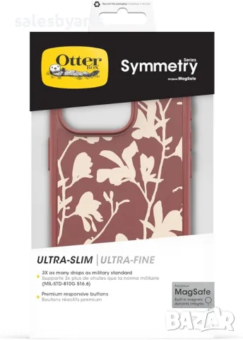 OtterBox Symmetry Series MagSafe калъф за iPhone 16 Pro, снимка 5 - Калъфи, кейсове - 48555122