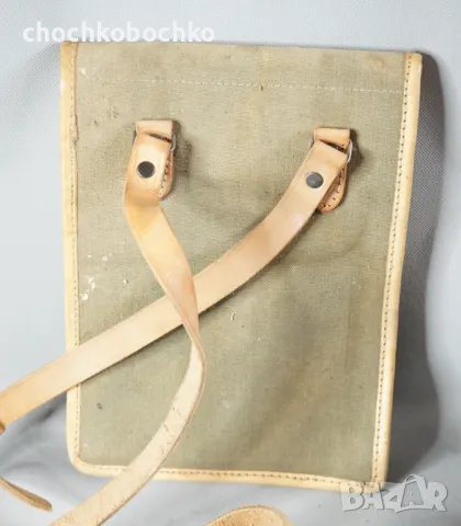 Стара Военна Текстилна чанта за секретни документи и карти, снимка 2 - Други ценни предмети - 47292572