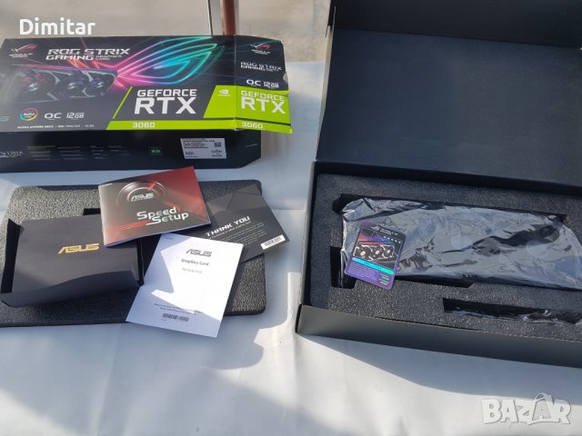 ROG Strix GeForce RTX 3060 OC Edition 12GB GDDR6, снимка 13 - Видеокарти - 39833490