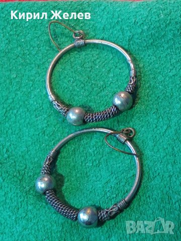 СТАРИ РЕТРО АРТ СРЕБЪРНИ ОБЕЦИ или ПОСРЕБРЕНИ РЪЧНА ИЗРАБОТКА 8052, снимка 2 - Антикварни и старинни предмети - 30330958