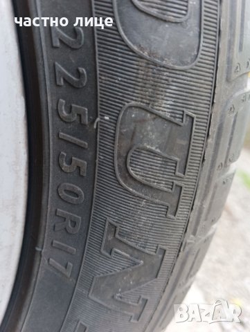 Ауди джанти+гуми (летни) 17 цола, снимка 5 - Гуми и джанти - 41284731