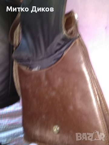 Marc Chantal маркова френска чанта за през рамо женска от естествена кожа 26х26х12см, снимка 13 - Чанти - 41496152