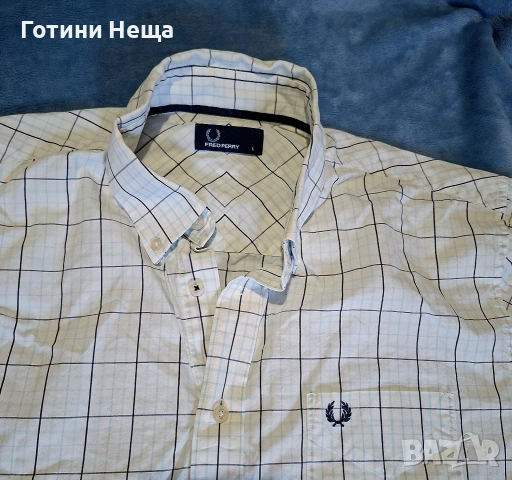 Мъжка Риза Fred Perry М - Л ТОП❗️✅️, снимка 2 - Ризи - 53505905