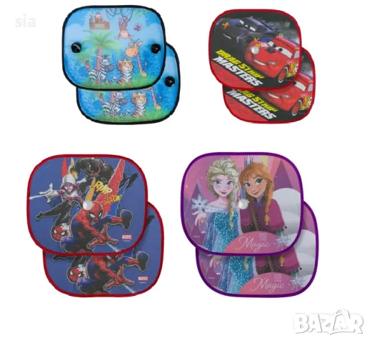 Сенник за кола, Страничини сенници, Детски щори